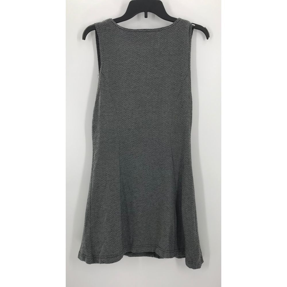 Currants Gray Button Down Dress Medium - image 5